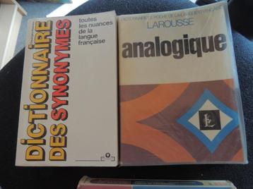 dictionnaire des synomy  et analogique 7€/p ou 12€ les 2