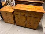 2 meubles en pin, Maison & Meubles, Armoires | Buffets, Enlèvement, Pin