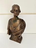 Bronzen buste van Koningin Astrid – naar Van de Kerckhove, Antiek en Kunst, Ophalen of Verzenden