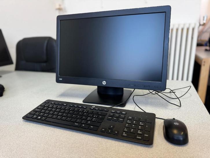 PC HP desktop mini G4 + scherm, Computers en Software, Desktop Pc's, Gebruikt, 3 tot 4 Ghz, SSD, 8 GB, Met monitor, Ophalen of Verzenden