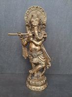 Ganesh jouant de la flute/Inde/Asie/bronze doré/Inde/Asie, Enlèvement ou Envoi
