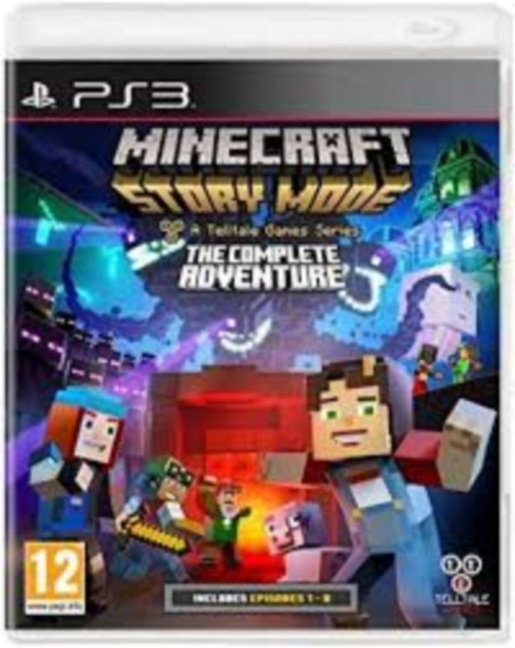Minecraft-verhaalmodus: het complete avontuur (PS3), Games en Spelcomputers, Games | Sony PlayStation 3, Zo goed als nieuw, Avontuur en Actie