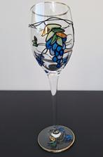 Zes elegante vintage glazen Tiffany-stijl wijn/port, Antiek en Kunst, Ophalen of Verzenden