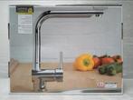 Elegant gestyleerde keukenkraan (Nieuw), Ophalen of Verzenden, Nieuw, Chroom, Kraan