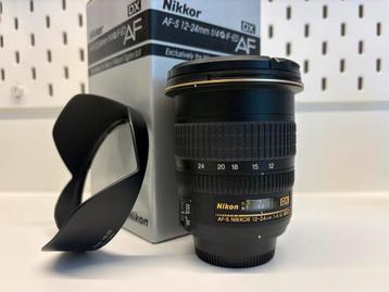 Nikon AF-S 12-24mm f/4 G IF-ED AF lens beschikbaar voor biedingen