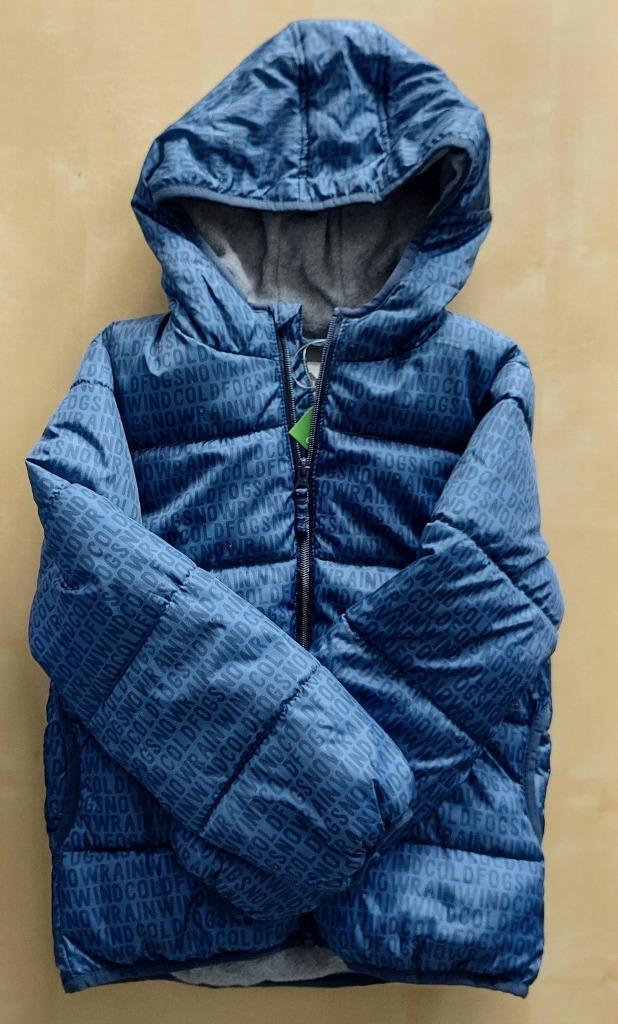 Warme blauwe winterjas, maat 7/8 jaar (nieuw), Kinderen en Baby's, Kinderkleding | Maat 122, Nieuw, Jongen, Jas, Ophalen of Verzenden