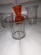 Vases en verre. Pour fleurs ou déco., Moins de 50 cm, Enlèvement ou Envoi, Autres couleurs, Comme neuf