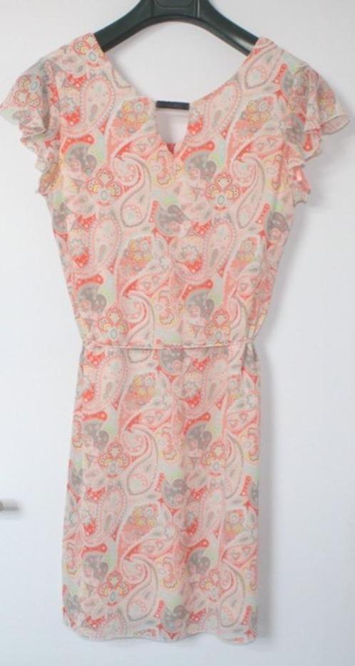 Licht, pastelkleurig kleedje van Lola & Liza - maat 38, Kleding | Dames, Jurken, Zo goed als nieuw, Maat 38/40 (M), Oranje, Knielengte