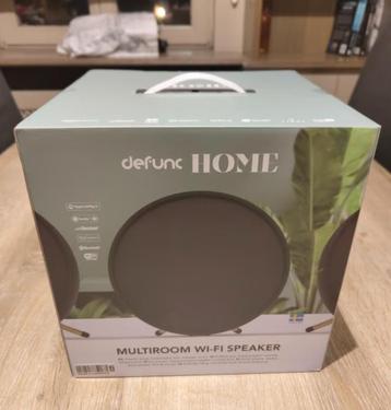 Defunc HOME Wi-Fi Speaker Small - Zwart (In doos), Audio, Tv en Foto, Ophalen of Verzenden, Nieuw, Center speaker, Overige merken