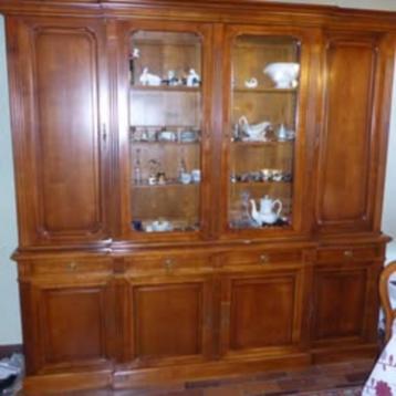 Buffet Merisier, 200 cm ou plus, Comme neuf, Enlèvement, 200 cm ou plus