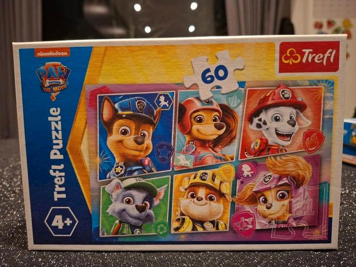 Trefl Paw Patrol puzzel - 60 stukjes, Kinderen en Baby's, Speelgoed | Kinderpuzzels, Zo goed als nieuw, 2 tot 4 jaar, Meer dan 50 stukjes