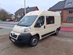 Peugeot boxer 3.0 hdi dubbele cabine, Voorwielaandrijving, Stof, Beige, Particulier