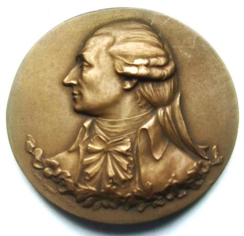 medaille brons Dupont ANDRE MODESTE GRETRY 1930, Postzegels en Munten, Penningen en Medailles, Brons, Ophalen of Verzenden