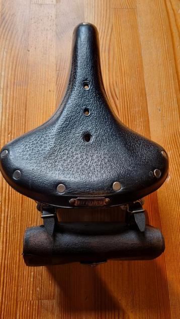 Brooks b66 zadel met Fietsonderhoud zakje, Fietsen en Brommers, Fietsonderdelen, Ophalen of Verzenden, Gebruikt, Zadel