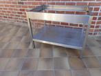 inox tafel onderstel - salontafel - tv tafel, Huis en Inrichting, Tafels | Salontafels, Ophalen of Verzenden