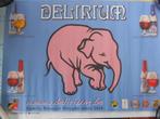 Poster éléphant rose Delirium 42 x 31, Collections, Marques de bière, Panneau, Plaque ou Plaquette publicitaire, Comme neuf, Enlèvement ou Envoi