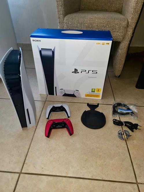 PlayStation 5 Disc Edition 1TB in topstaat
+ games, Games en Spelcomputers, Spelcomputers | Sony PlayStation 5, Playstation 5