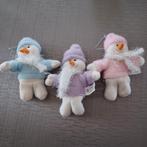 3 sneeuwman hangertjes, winter/kerst, Diversen, Ophalen of Verzenden, Zo goed als nieuw