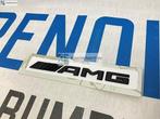 Kofferklep Logo AMG Mercedes Mat Zwart Embleem 2018-2021, Ophalen of Verzenden, Gebruikt, Voor