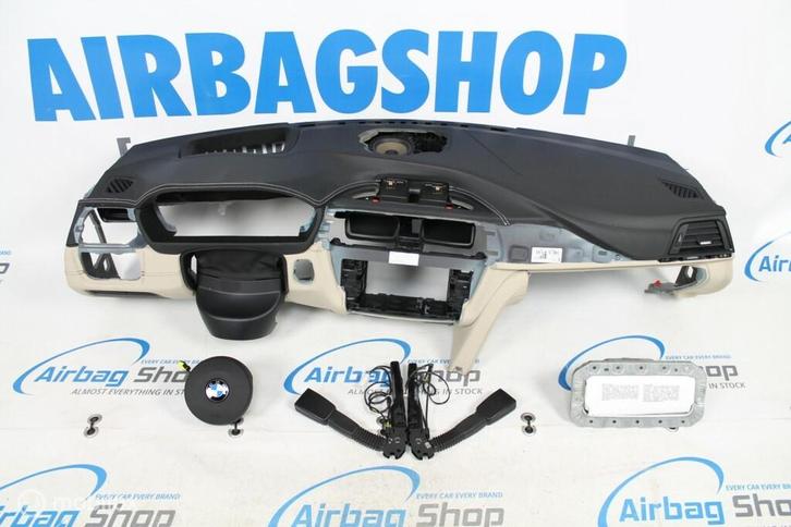 Airbag set - Dashboard wit leder head up M BMW 4 serie F32, Auto-onderdelen, Dashboard en Schakelaars