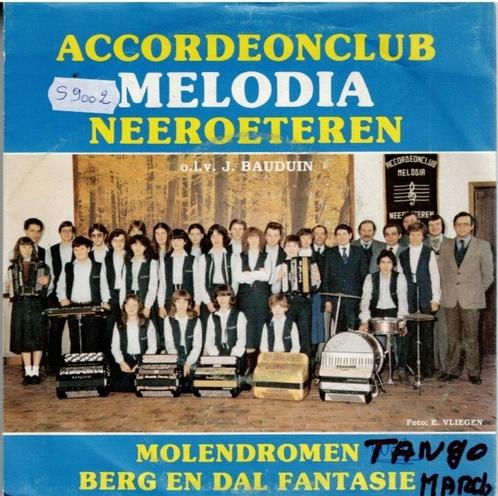 Vinyl, 7"   -   Accordeonclub Melodia – Molendromen, Cd's en Dvd's, Vinyl | Overige Vinyl, Ophalen of Verzenden