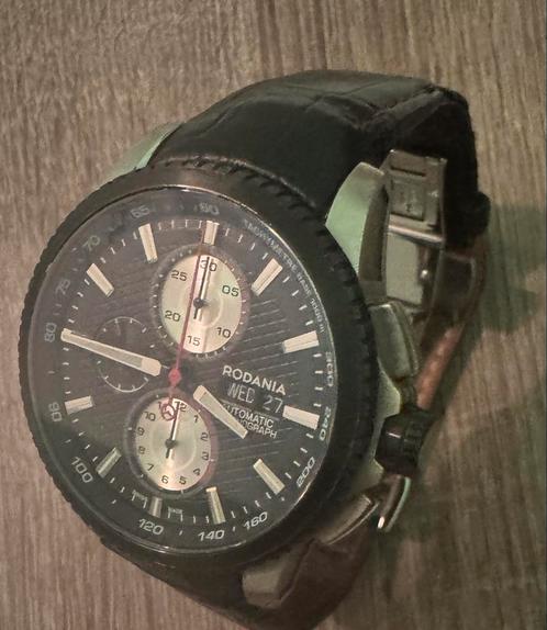 Rodania seba, Handtassen en Accessoires, Horloges | Heren, Gebruikt, Staal, Staal, Ophalen of Verzenden