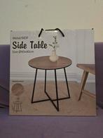 Bijzettafel rond nieuw 40x40cm, Enlèvement, Rond