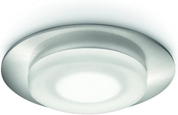 PHILIPS (NIEUW) LED 6W INBOUWLAMP/SPOT BADKAMER PLAFOND/WAND, Maison & Meubles, Lampes | Spots, Neuf, Spot encastrable ou Spot mural