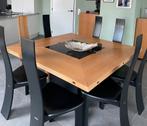 Eetkamer blanke eik Bob en Dries Vandenberghe/Pauvers, Huis en Inrichting, Complete eetkamers, Ophalen, Gebruikt, 8 stoelen of meer