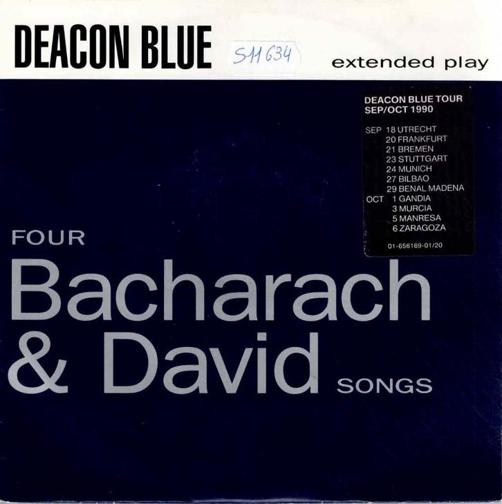 vinyl  7"    -   Deacon Blue – Four Bacharach & David Songs, Cd's en Dvd's, Vinyl | Overige Vinyl, Overige formaten, Ophalen of Verzenden
