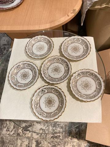 6 prachtige vintage Winterling Marktleuthen Bavaria bordjes beschikbaar voor biedingen