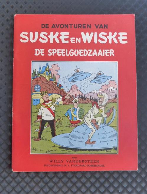 Suske en Wiske - De Speelgoedzaaier - 1954 - 2e druk, Livres, BD, Utilisé, Enlèvement ou Envoi