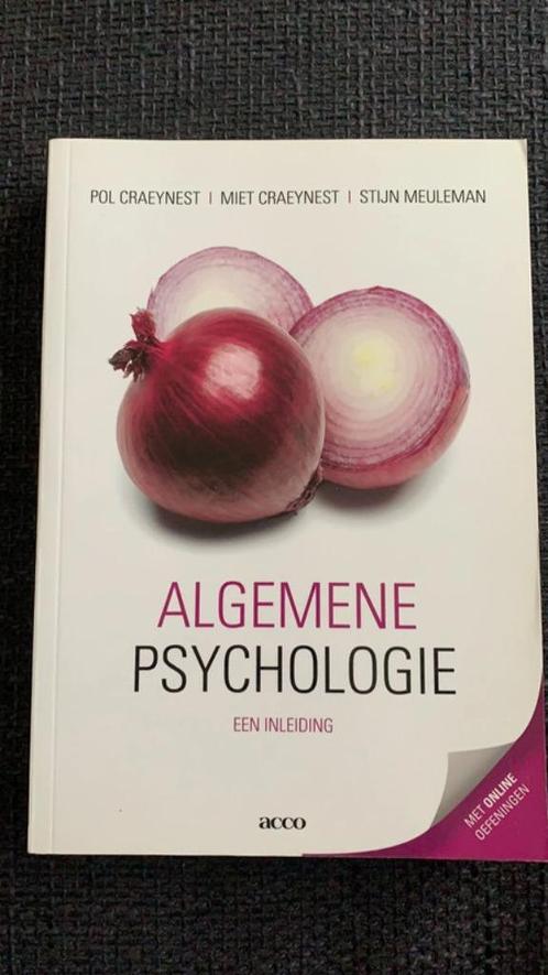Boek Algemene psychologie - Pol Craeynest, Miet Craeynest, S, Boeken, Psychologie, Gelezen, Ophalen of Verzenden