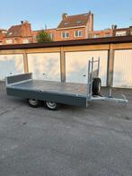 Platte aanhangwagen te huur. Geen rijbewijs voor aanhangwage, Auto diversen, Aanhangers en Bagagewagens, Ophalen, Zo goed als nieuw