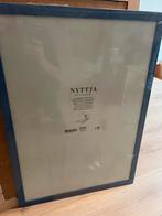 Lijst met blauwe omkadering, Huis en Inrichting, Woonaccessoires | Lijsten, Ophalen, Zo goed als nieuw