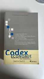 Codex economie 2021-2022, Boeken, Zo goed als nieuw