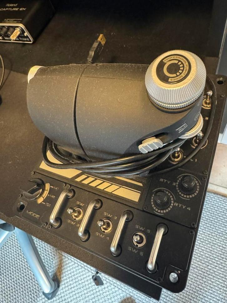 Te koop: Logitech X56 HOTAS (Joystick + Throttle), Computers en Software, Joysticks, Zo goed als nieuw, Verzenden