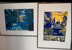 2 litho/zeefdruk -  Peter Colpaert gesigneerd, Antiek en Kunst, Ophalen of Verzenden