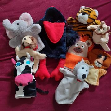 Zachte handpoppen poppenkastpoppen (  B ) beschikbaar voor biedingen