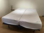 Dubbel bed, Huis en Inrichting, Slaapkamer | Boxsprings, Ophalen, Gebruikt, Eenpersoons, 140 cm