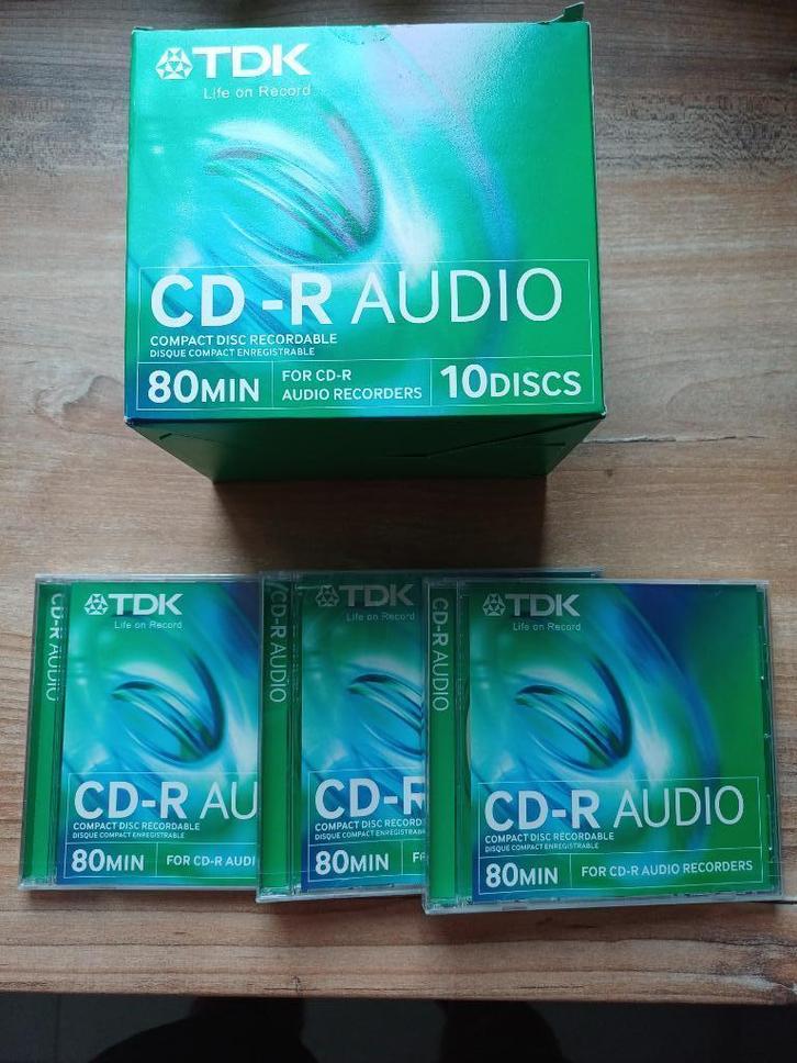 CD-R Audio TDK 80 minutes, CD & DVD, Cassettes audio, Neuf, dans son emballage, Vierge, Enlèvement