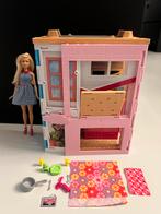 Inklapbaar barbiehuis - inclusief pop en complete set, Ophalen, Accessoires