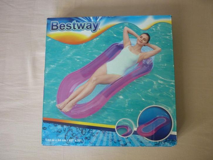 Bestway Aqua Lounge Zwembadmatras 160 x 84 cm, Tuin en Terras, Zwembaden, Nieuw, Overige typen, Minder dan 80 cm, Minder dan 200 cm