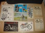 Lot de 8 Anciennes Brochures & Publicités Motos Allemandes, Motoren, Handleidingen en Instructieboekjes, Overige merken