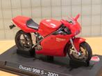Ducati 998S 998 1:24 atlas, Enlèvement ou Envoi, Neuf, Moteur, Autres marques