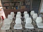 Originele Vico Magistretti Design stoelen, Huis en Inrichting, Stoelen, Ophalen, Gebruikt, Wit, Metaal