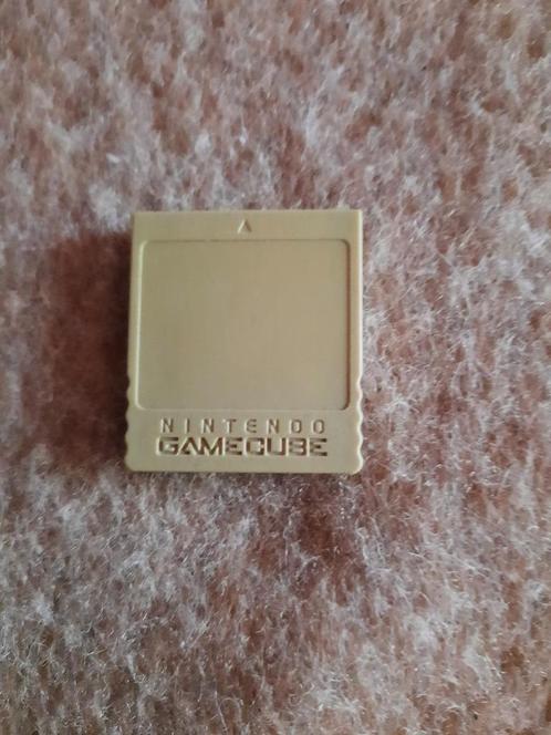 Memorycard Gamecube (1stuk), Games en Spelcomputers, Spelcomputers | Nintendo Consoles | Accessoires, Gebruikt, Gamecube, Overige typen