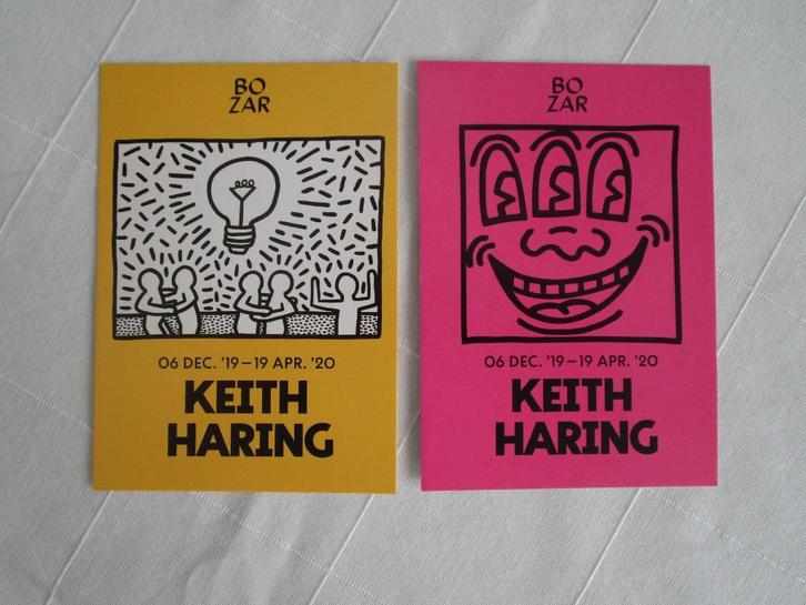 Kaarten Keith Haring, Verzamelen, Foto's en Prenten, Zo goed als nieuw, Prent, Overige onderwerpen, 1980 tot heden, Verzenden