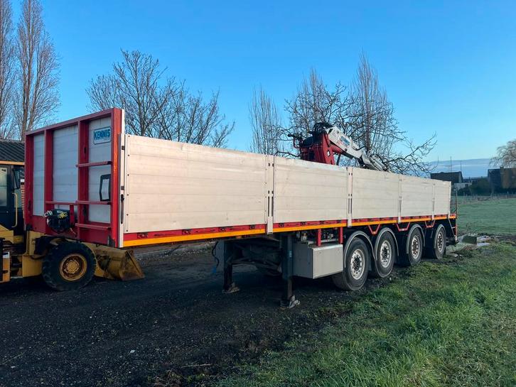 Kraanoplegger, Autos, Camions, Particulier, Remorques et Semi-remorques, Enlèvement ou Envoi