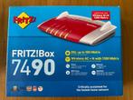 FRITZ!Box 7490 modem/router, Fritzbox, Router met modem, Ophalen of Verzenden, Zo goed als nieuw